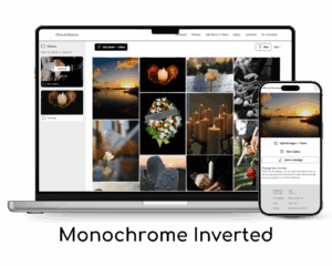 GUESTPIX Design Themes - Monochrome Inverted